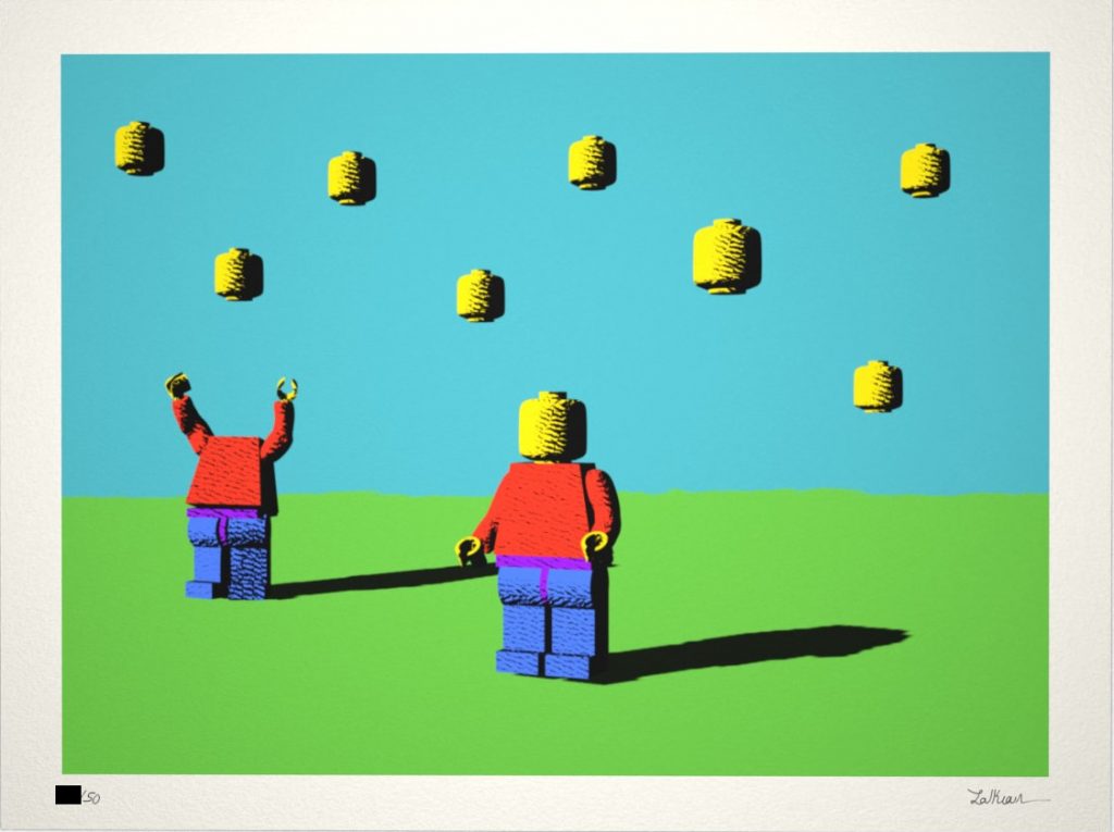 $24,000 Raining Heads, 2019ZalkianLimited Edition Print